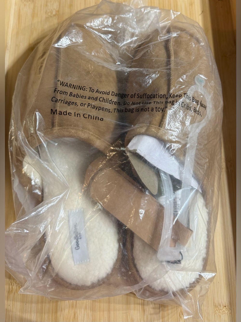 Goodfellow Slippers Men’s XL 13-14 Shearling NWT